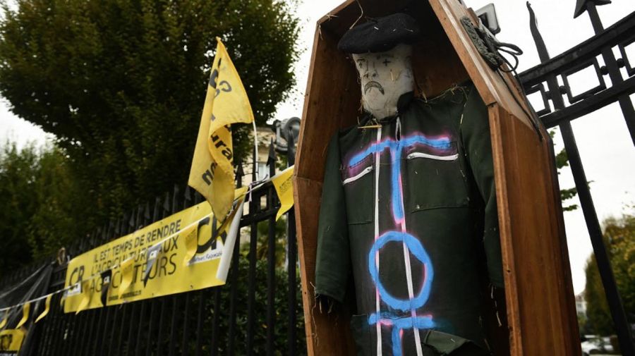 Protestas en Francia contra el acuerdo UE - Mercosur