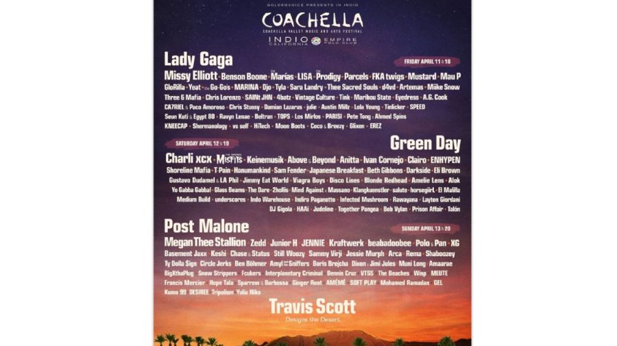 Line Up Coachella 2025