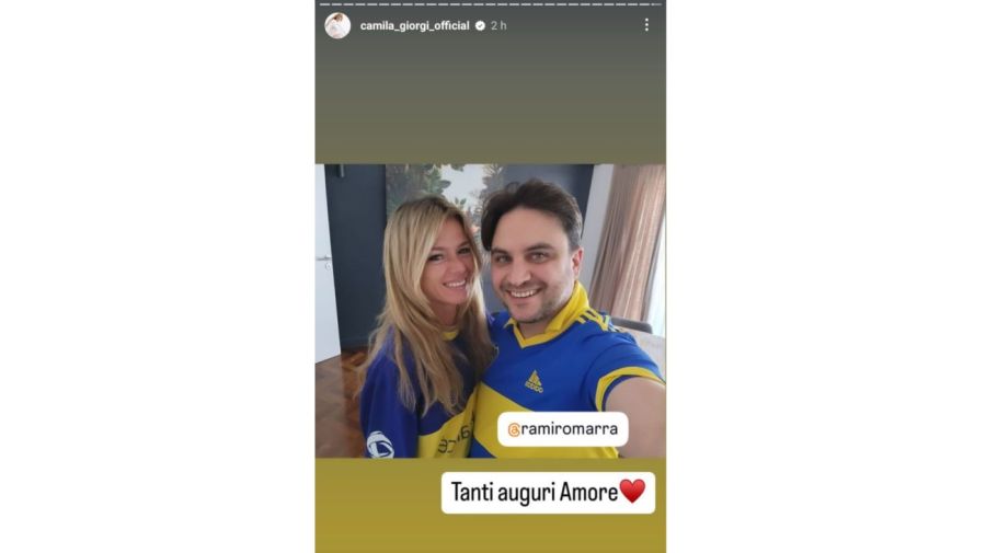 Ramiro Marra y Camila Giorgi blanquearon su relación