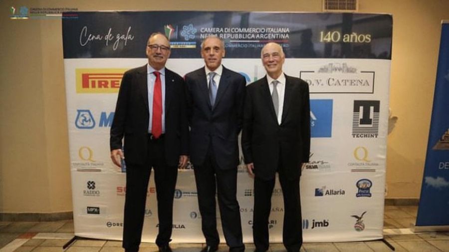 140 aniversario de la Cámara de Comercio Italiana en Argentina.