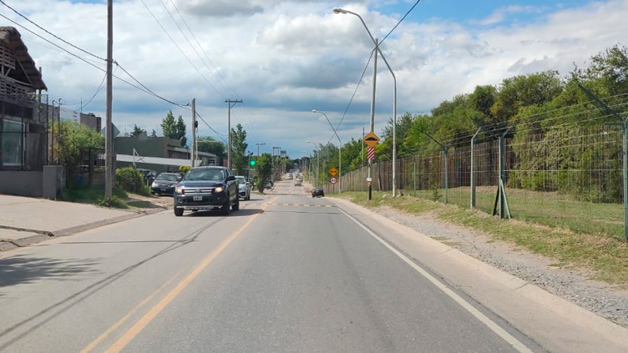 Avenida Los Álamos, en el límite de Córdoba