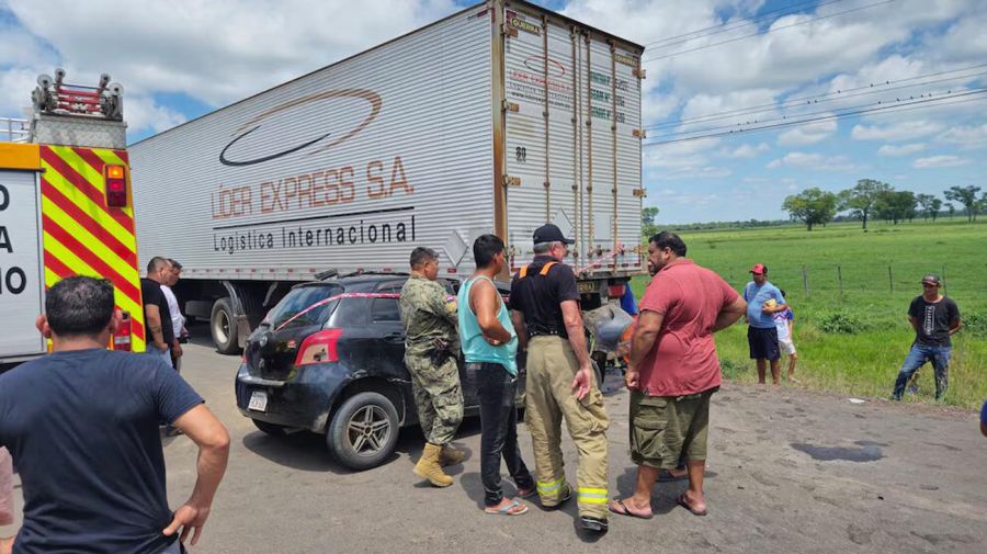 choque de autos en Paraguay