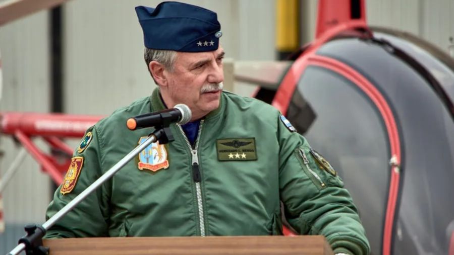 El exjefe de la Fuerza Aérea, Fernando Luis Mengo 20241122