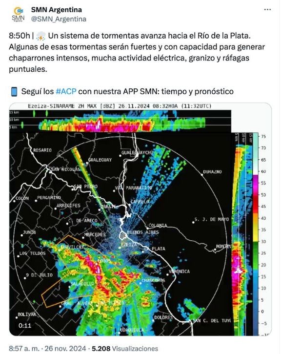 alerta amarilla