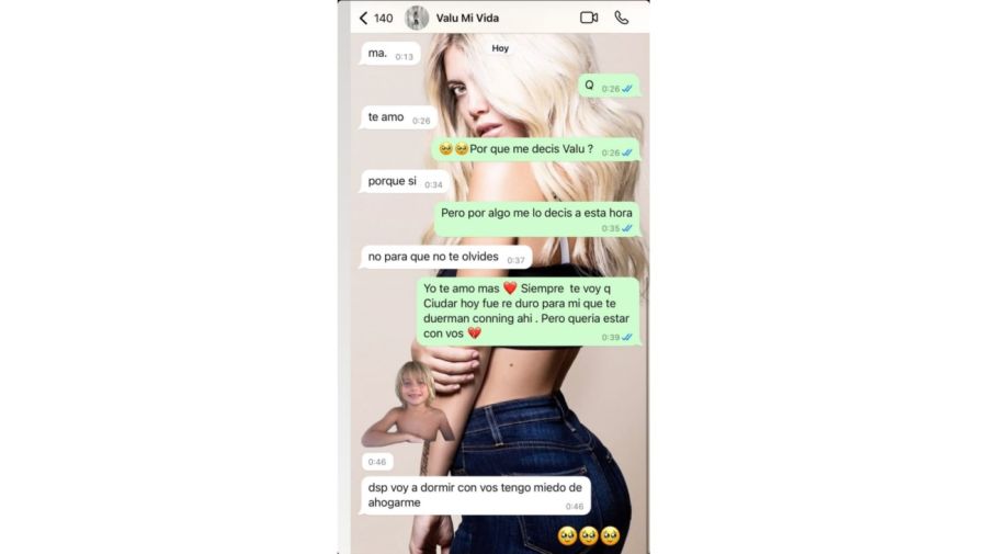 El mensaje de Valentino López a Wanda Nara