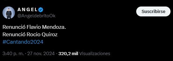 Ángel de Brito reveló dos renuncias en el Cantando 2024