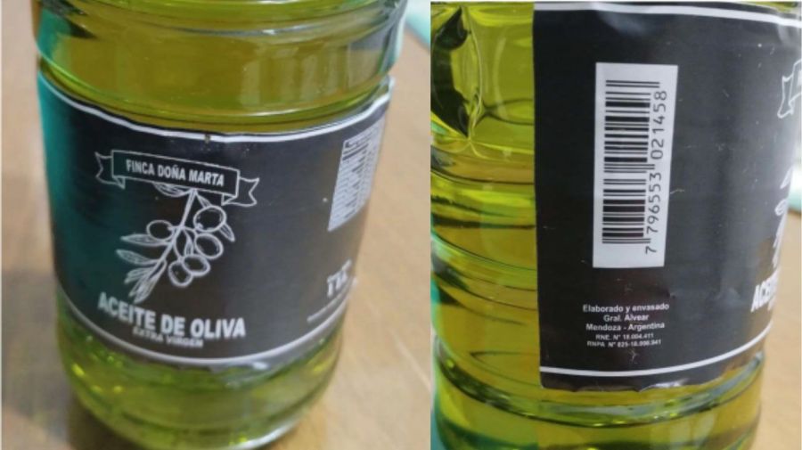 ANMAT aceite de oliva