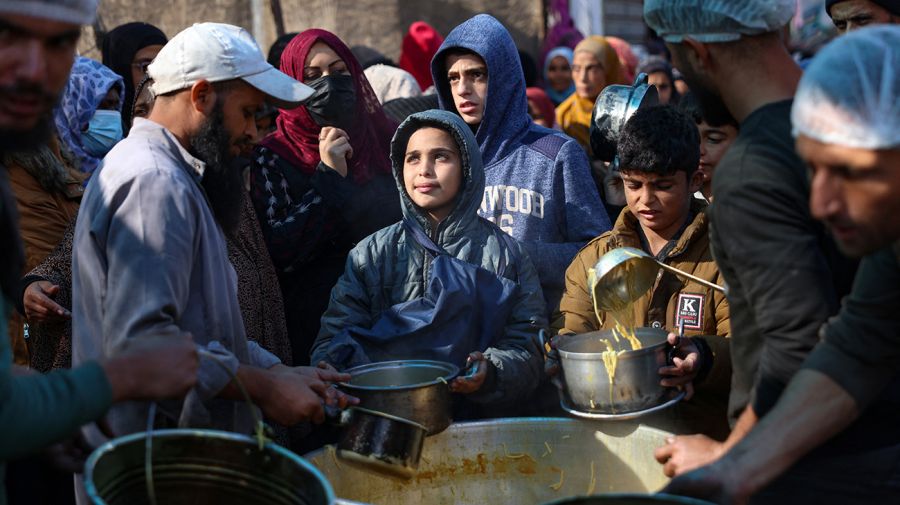 niños en Gaza