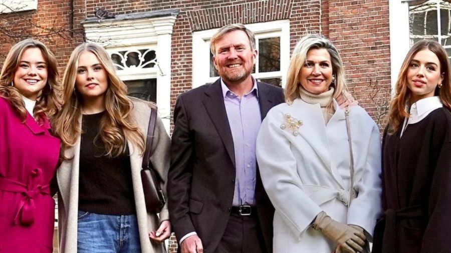 Máxima Zorreguieta y su familia se sacaron las fotos oficiales: el intruso que casi lo arruina todo