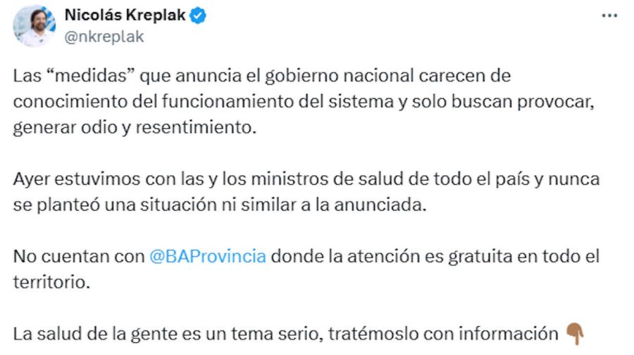  El gobernador de Buenos Aires, Axel Kicillof, junto al ministro de Salud provincial, Nicolás Kreplak 20241203