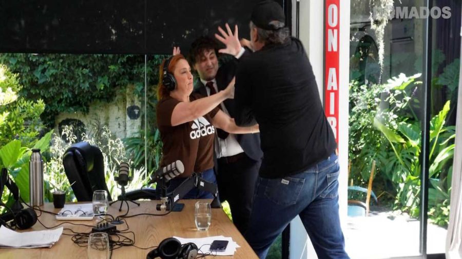 Pelea entre Belliboni y Fran Fijap 20241205