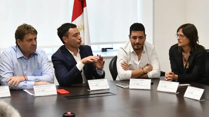 Rodrigo de Loredo junto a Matias Gvozdenovich