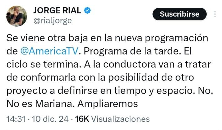 El enigmático mensaje de Jorge Rial