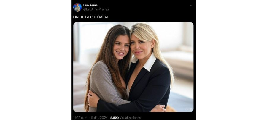 La China Suárez y Wanda Nara juntas