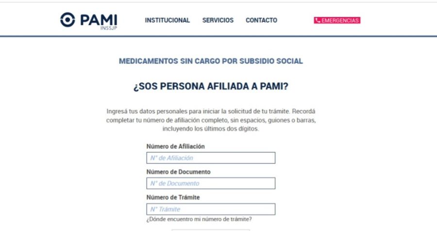 Paso 3 Subsidio Social PAMI