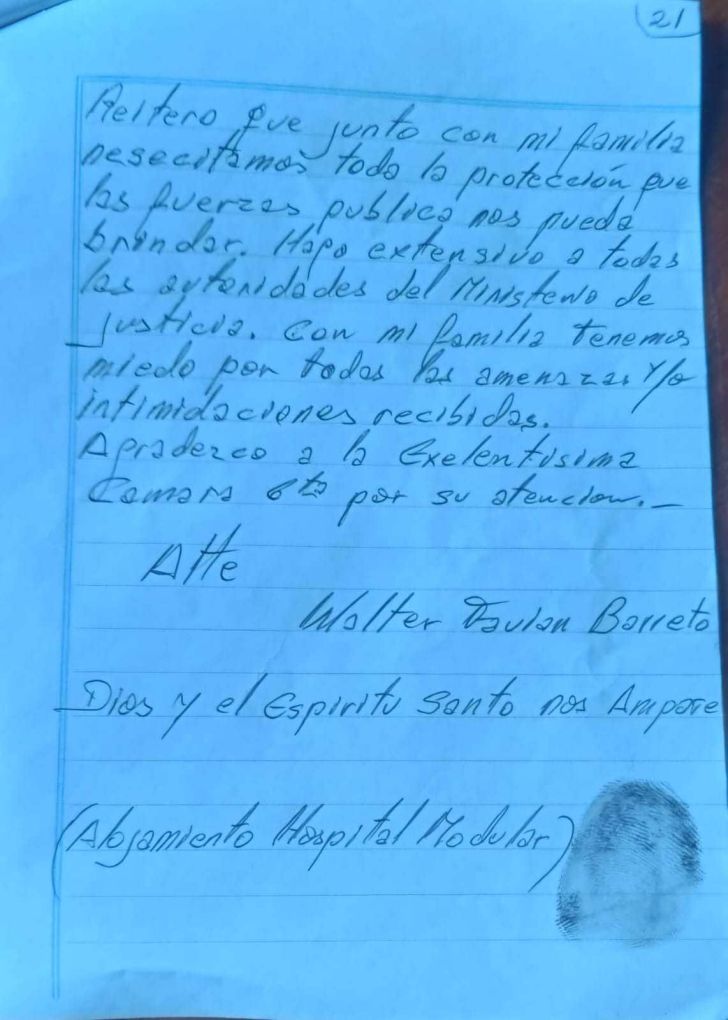 Carta final