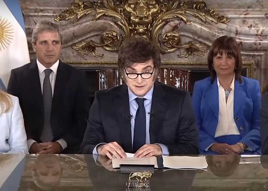 En la cadena nacional, Javier Milei anunció un ambicioso plan nuclear de IA