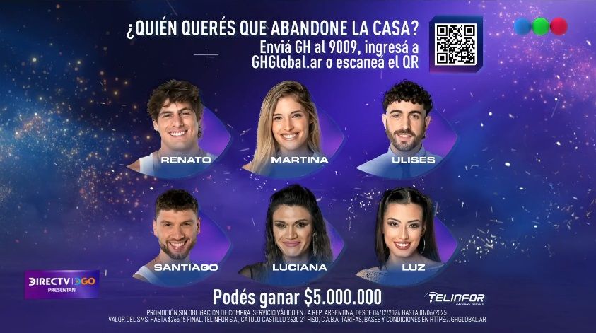 Los nominados en la segunda gala del miércoles 11 de diciembre