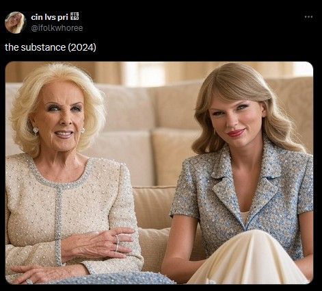 Mirtha Legrand con Taylor Swift
