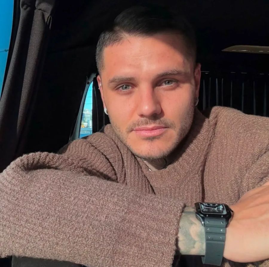 Mauro Icardi y su reloj