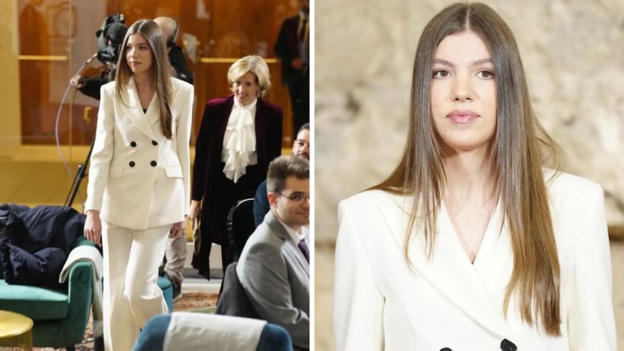 El look de la infanta Sofía para su primer acto público