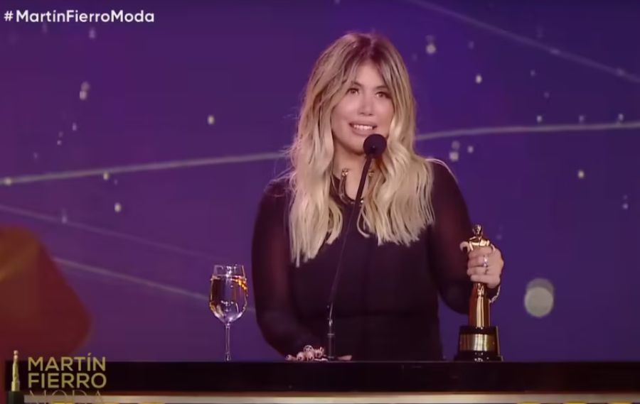 Wanda Nara recibe premio