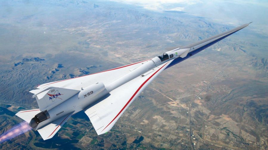 X-59 el avión supersónico de la NASA