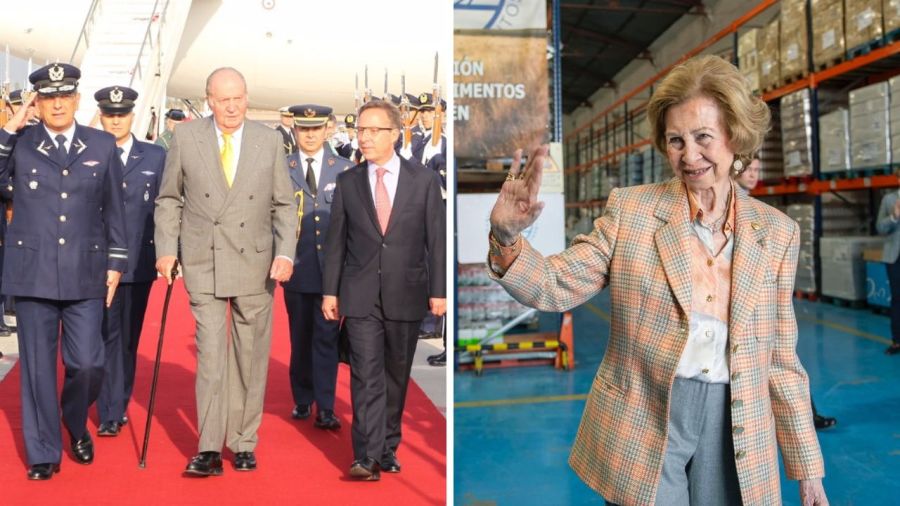 Rey Juan Carlos y la reina Sofía