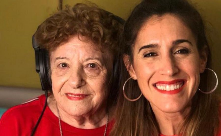 Soledad Pastorutti con su abuela materna