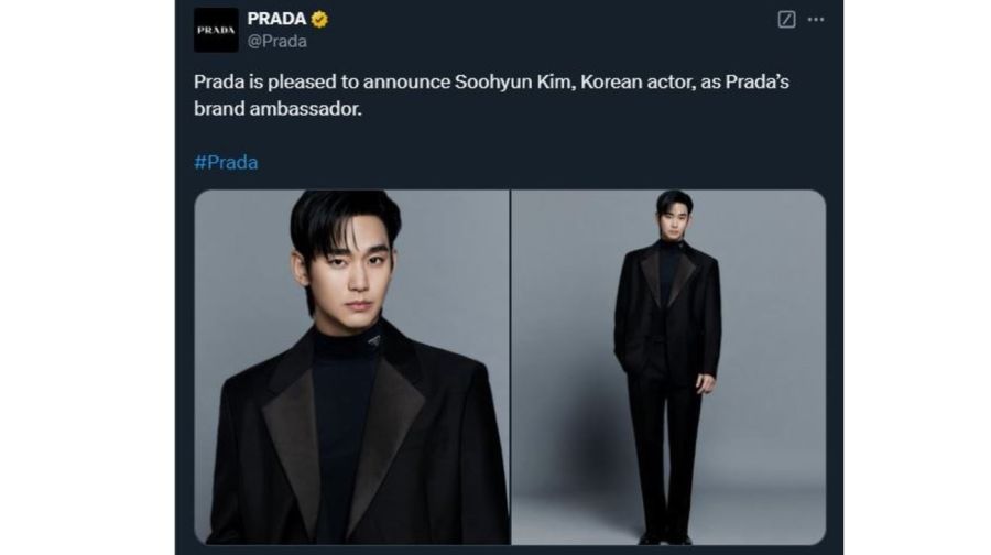 Kim Soo Hyun embajador de Prada