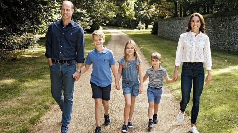 La familia del príncipe William y Kate Middleton