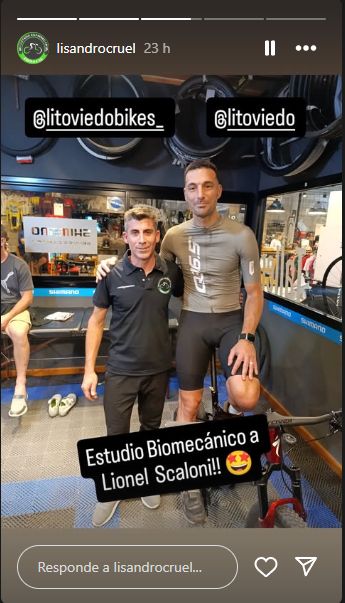 Scaloni y Lisandro Cruel