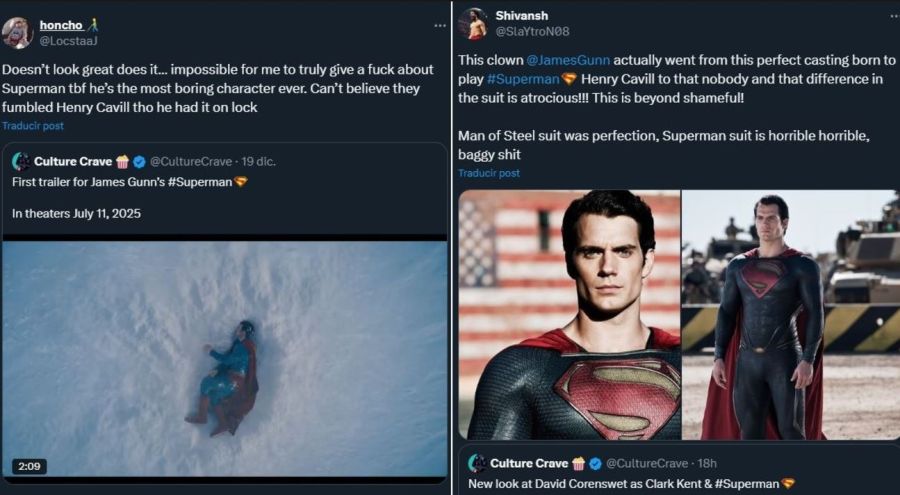 Indignacion por el nuevo Superman