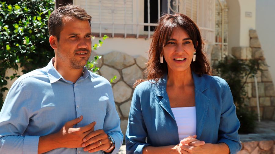 Marcos Torres junto a Natalia De La Sota