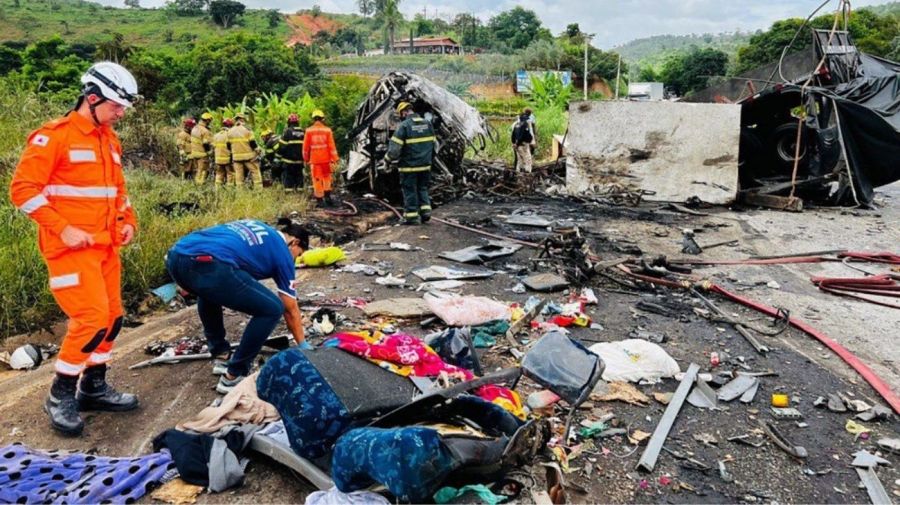 Accidente en Brasil