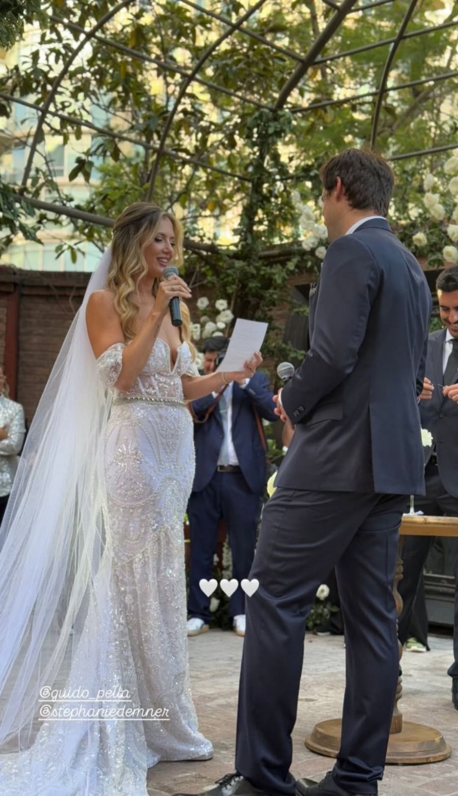 Casamiento de Stephanie Demner y Guido Pella