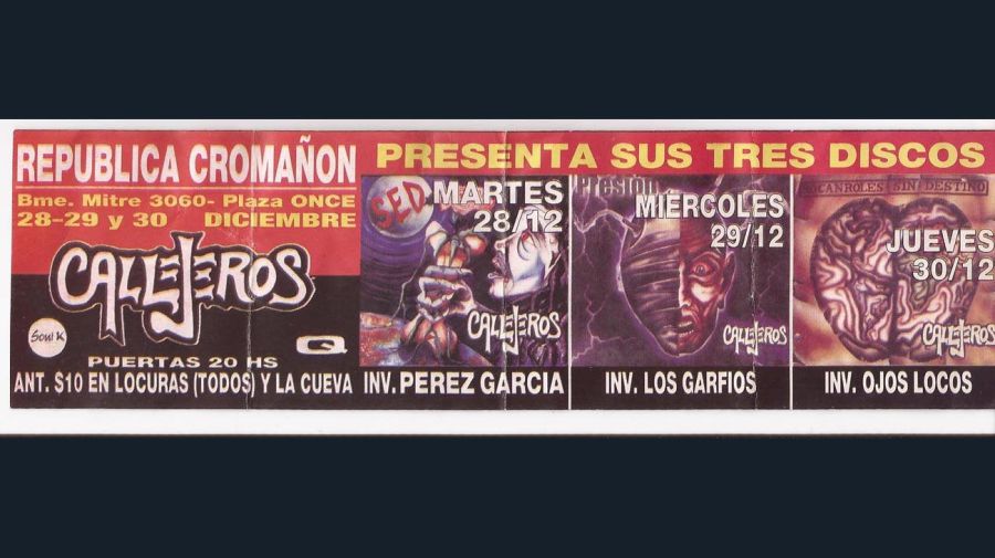 Afiche de Callejeros en Cromañon