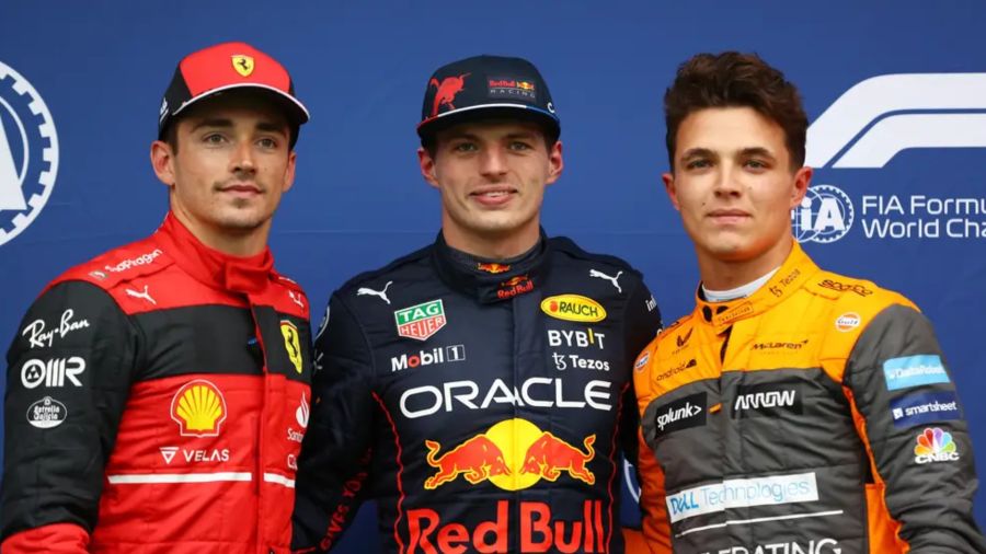 Charles Leclerc - Max Verstappen - Lando Norris