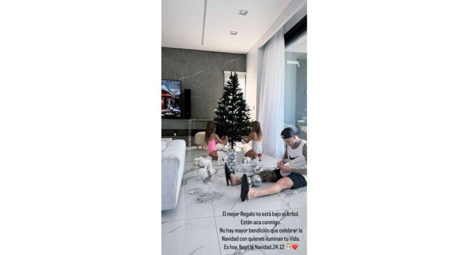 La Navidad de Mauro Icardi y Maxi López