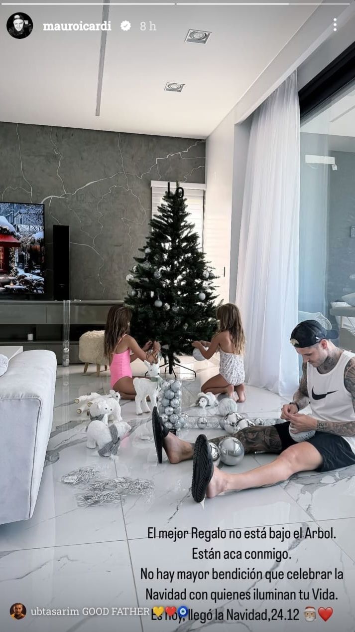 Mauro Icardi, Wanda Nara y sus hijas