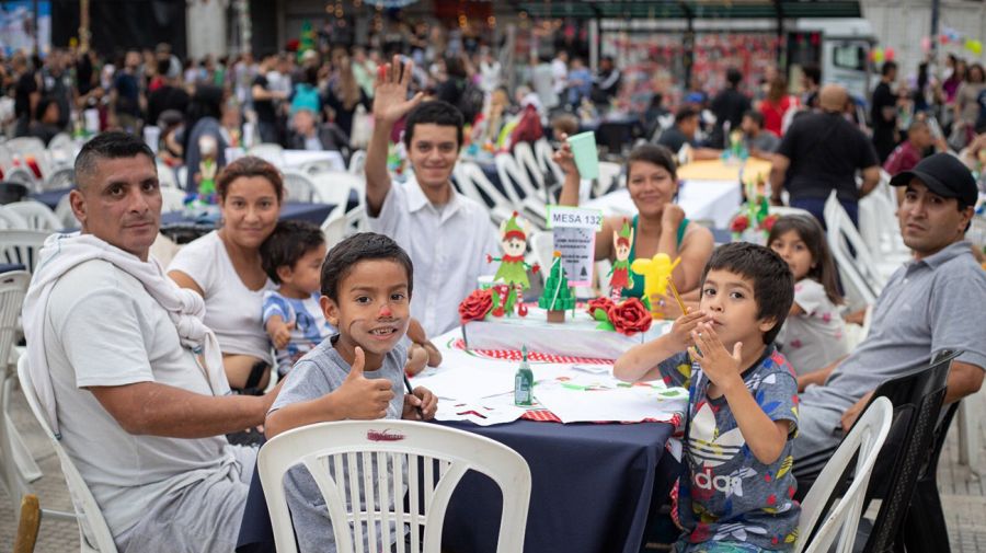 Navidad frente al Congreso