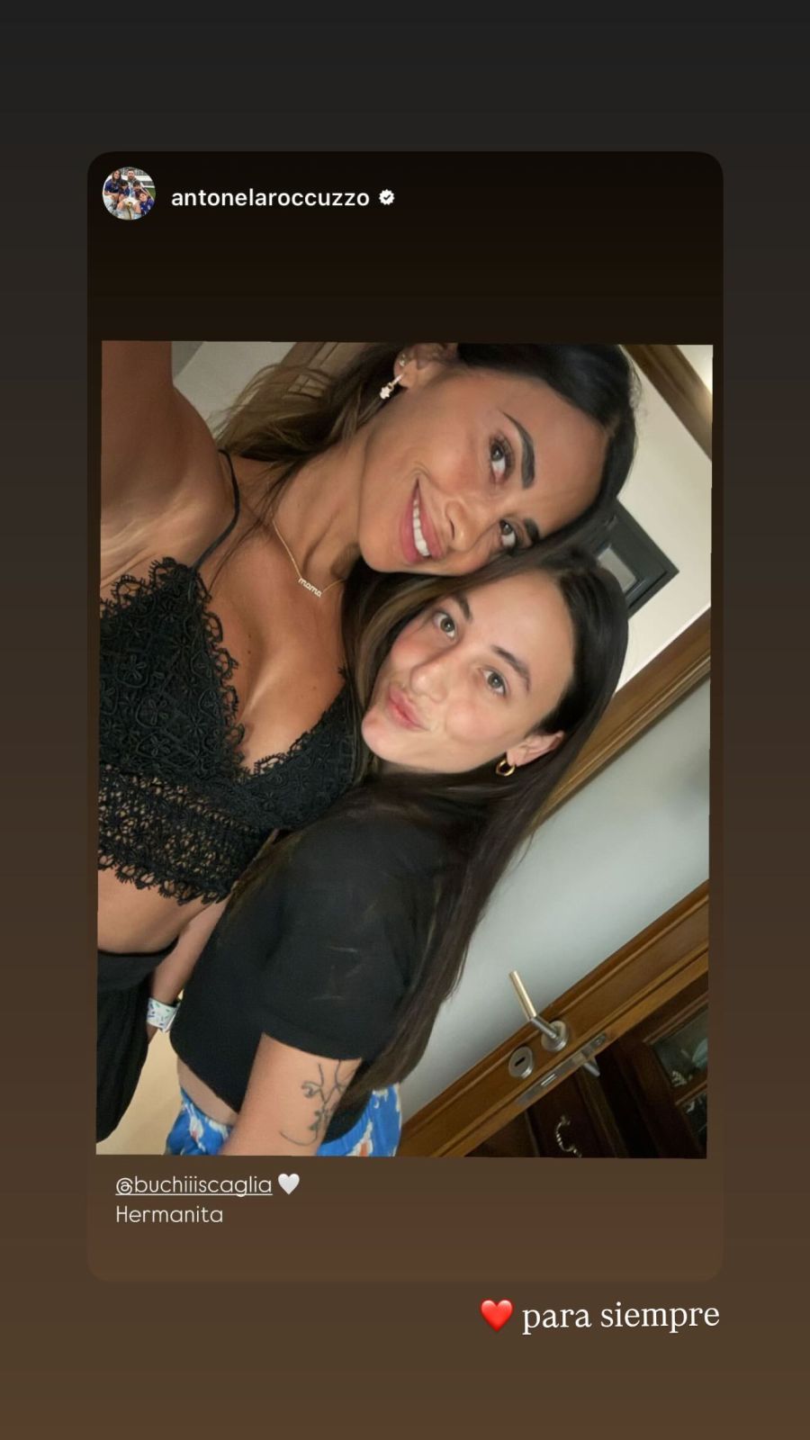 Antonela Roccuzzo y Agustina Scaglia