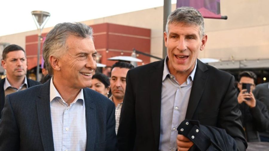 Macri y Martín Palermo