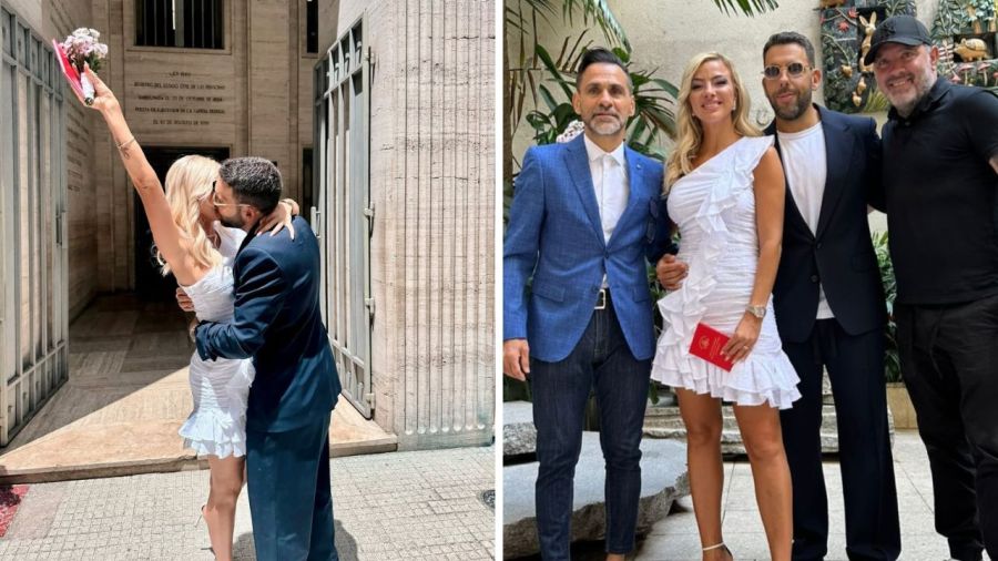 La boda por civil de Ailén Bechara