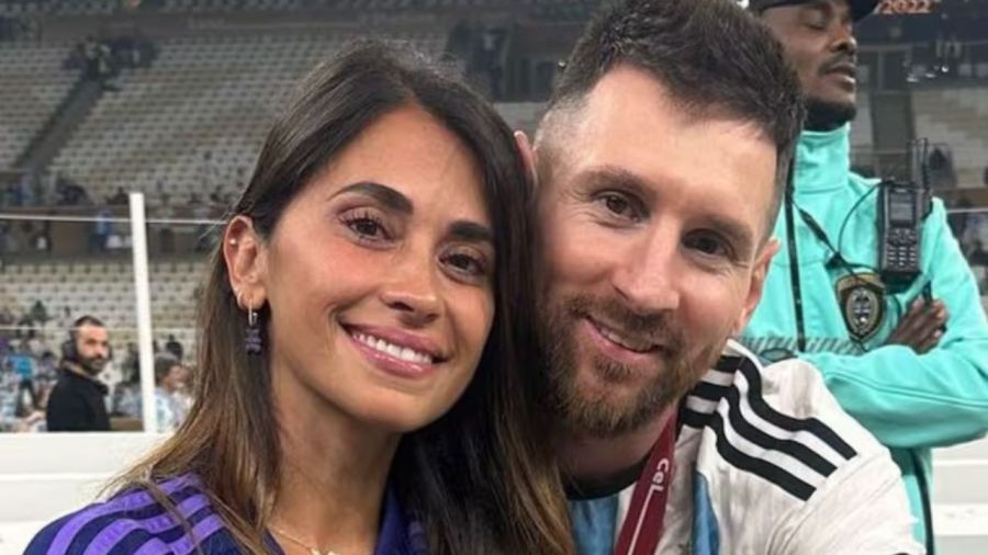 Lionel Messi y Antonela Roccuzzo