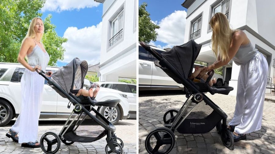 Nicole Neumann junto a Cruz Urcera