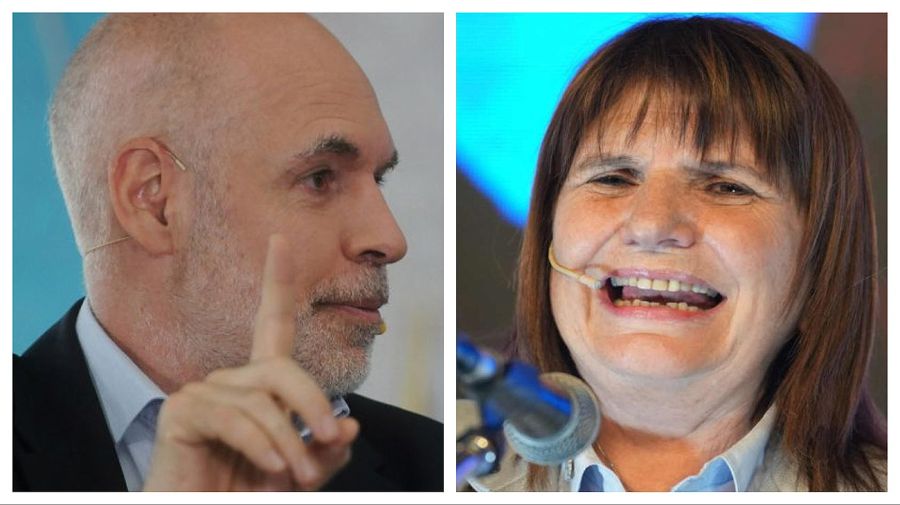 Horacio Rodríguez Larreta y Patricia Bullrich.