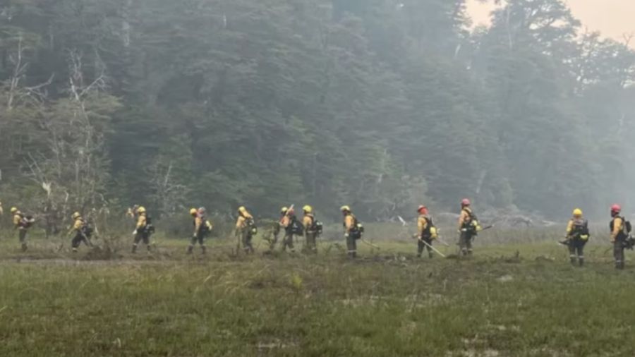 Incendio en el Parque Nacional Nahuel Huapi 20241230