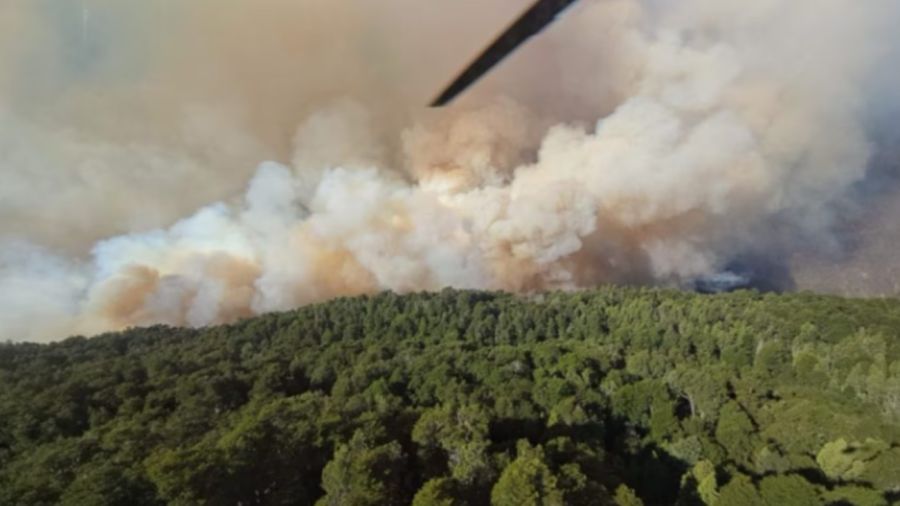 Incendio en el Parque Nacional Nahuel Huapi 20241230