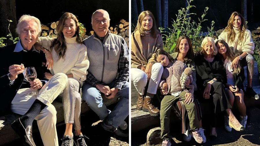 Juliana Awada lució un look comfy en color blanco para recibir el 2025